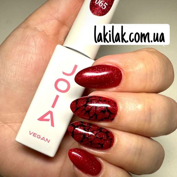 Гель-лак JOIA vegan 065 темно-вишневий з шимером, 6 мл | Зображення 2