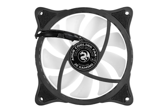 Корпусной вентилятор 2E GAMING (F120OI-ARGB) 120мм,3+3pin5VAura,черн.лопасти,рамка, outer-inner LED (2E-F120OI-ARGB) | Зображення 9