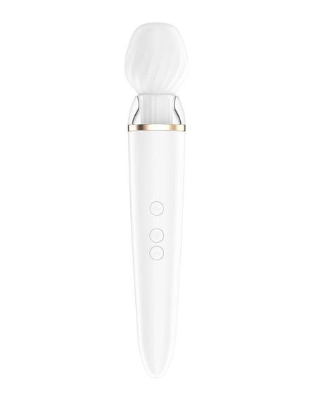 Смарт вібромасажер зі змінною головкою Satisfyer Double Wand-er | Зображення 2