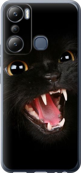 Чехол на Infinix Hot 20i Чёрная кошка "932u-2964-17620"