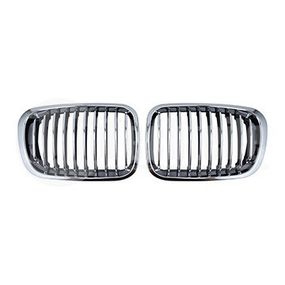 Решетки радиатора компл. BMW 3 E46 98-01 (хром чёрн.), AutoTechteile, 706 5112, 511382084 88