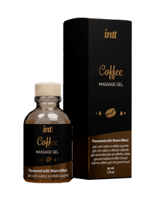 Массажный гель для интимных зон Intt (30 мл) разогревающий, Coffee