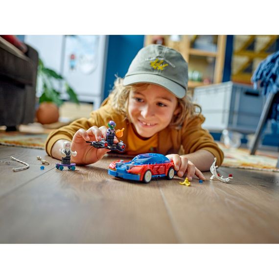 Конструктор LEGO Super Heroes Автомобіль для перегонів Людини-Павука й Зелений Гоблін з отрутою Венома 227 детале (76279) | Зображення 8