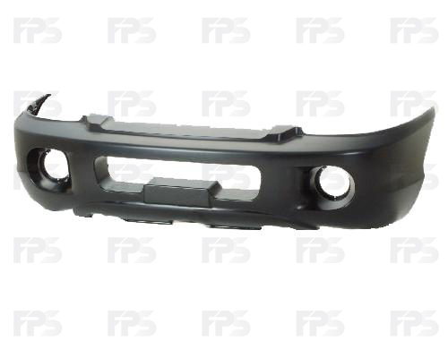 Передний бампер Hyundai Santa Fe 01-06 SM черный (FPS) 8651026900