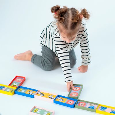 Развивающая игрушка Taf Toys Савана – Мое первое домино (12865) | Зображення 6