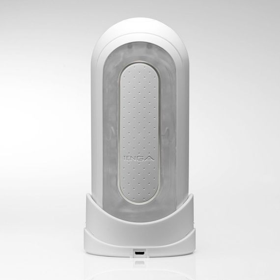 Вібромастурбатор Tenga Flip Zero Electronic Vibration White, змінна інтенсивність, розкладний Sex Aura | Зображення 5