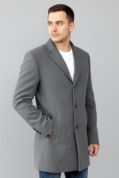 Чоловіче Пальто Sun`s House  розмір: 50 Сірий (арт. AP-233810-KD2-grey) | Зображення 3