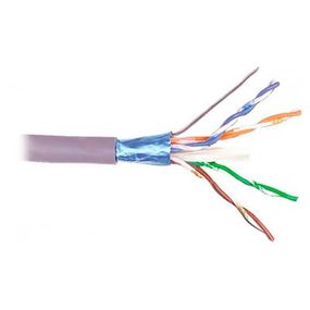 Кабель сетевой Kingda FTP 305м, cat 5e, CU, 4 pairs, 24AWG, LSZH, violet (KDFT8004-LSZH)