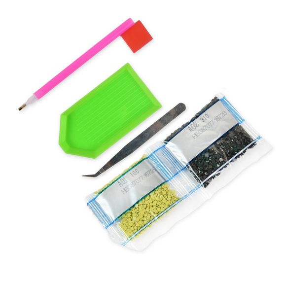 Алмазная мозаика "Казанская икона Божией Матери" HEG88125 30х40 см | Зображення 2