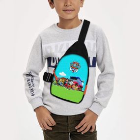 Сумка через плече дитяча Щенячий патруль 29х17 см сумка слінг для хлопчика (02289)