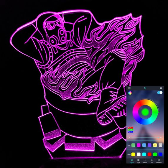 Акриловий світильник-нічник керування з телефона Сталкер tty-n001100