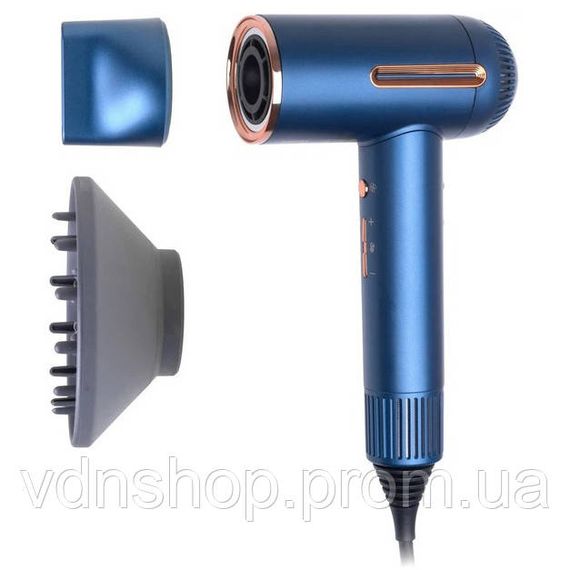 Зручний фен для укладання волосся Adler AD 2271 1500Вт, Малошумний фен для укладання волосся YK-47 | Зображення 1