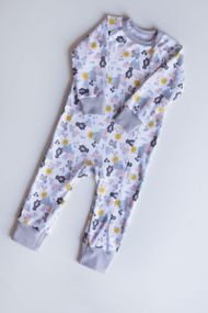 Ромпер на блискавці інтерлок принт Ведмедики