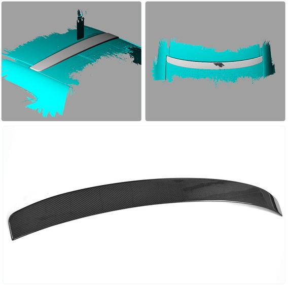 Cпойлер V2 (для купе 2015-2019, Карбон) для Mercedes C-сlass W205 рр | Зображення 1