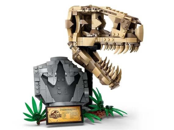 Конструктор LEGO  Jurassic World Скам`янілості динозаврів: череп тиранозавра (76964) | Зображення 4
