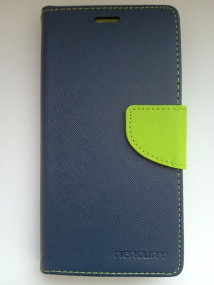 Чохол-книжка Goospery для Meizu M6 синій/салатний