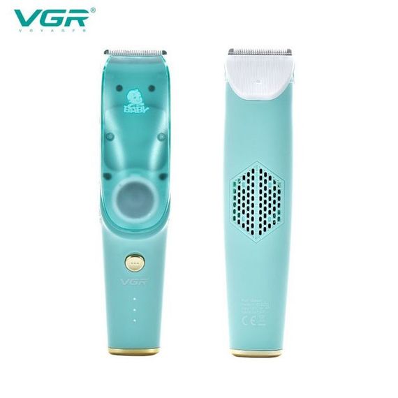 Машинка с вытяжкой для стрижки детей и младенцев VGR V-151 Baby со сменными насадками EG-15 | Зображення 8