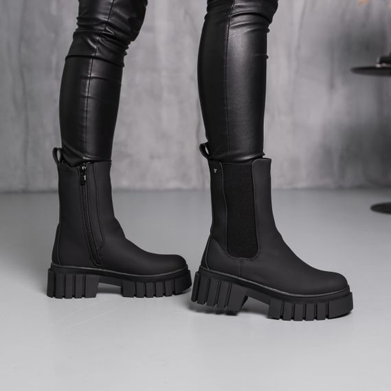 Ботинки женские зимние Fashion Rosie 3876 40 размер 255 см Черный | Зображення 6
