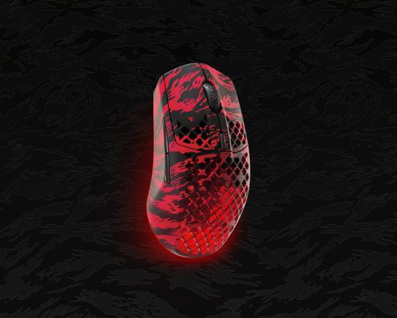 Мишка SteelSeries Aerox 3 Wireless, RGB, 18000dpi., 6кн., Faze Clan Edition | Зображення 3