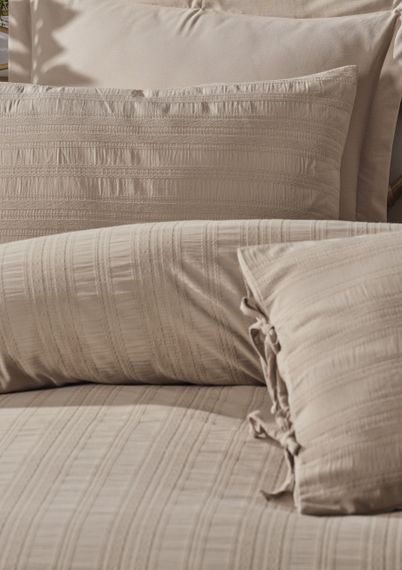 Постельное белье Saheser Stonewashed Ranforce 200 х 220 см Lucca Bej | Зображення 1