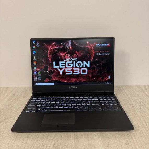 Ігровий ноутбук Lenovo Legion Y530-15ICH / 15.6" (1920x1080) IPS / Intel Core i5-8300H (4 (8) ядра по 2.3 - 4.0 GHz) / 16 GB DDR4 / 128 GB SSD + 1000 GB HDD / nVidia GeForce GTX 1060, 3 GB GDDR5, 192-bit / WebCam б/в | Зображення 1