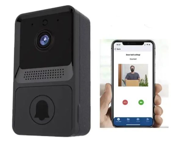 Бездротовий дверний WIFI дзвінок з камерою Mini Doorbell Міні-домофон для дому | Зображення 3