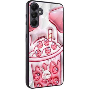 TPU+PC чохол Prisma Fluffie для Samsung Galaxy A36 5G Strawberry