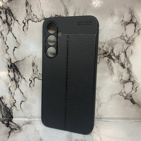 Протиударний чохол AutoFocus Leather Samsung Galaxy A35 чорний
