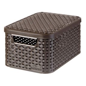 Корзина для хранения Curver (Курвер) Style 6 л (03617) Коричневый