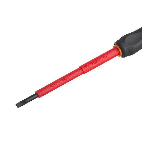 Викрутка шліцьова ізольована 0.5*3 мм, 75 мм, 1000 В INTERTOOL VT-3203 | Зображення 2