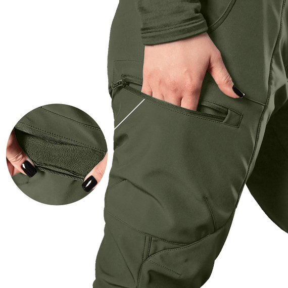 Штани Pani SoftShell Олива (8485), L | Зображення 3