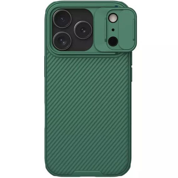 Карбонова накладка Nillkin CamShield Pro для Apple iPhone 17 Pro Max (6.9") Deep Green | Зображення 1