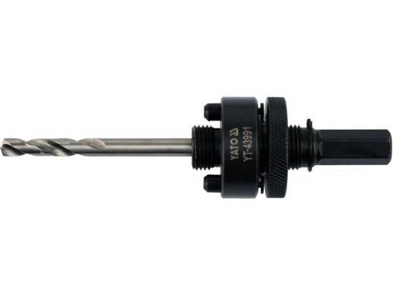 Тримач зі свердлом Ø6 мм YATO Польша : HEX10, для корончатих свердл з різьбовим кріпленням- 5/8" YT-43991