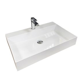 Раковина накладная Adamant SLENDER, прямоугольная (4824296204008)