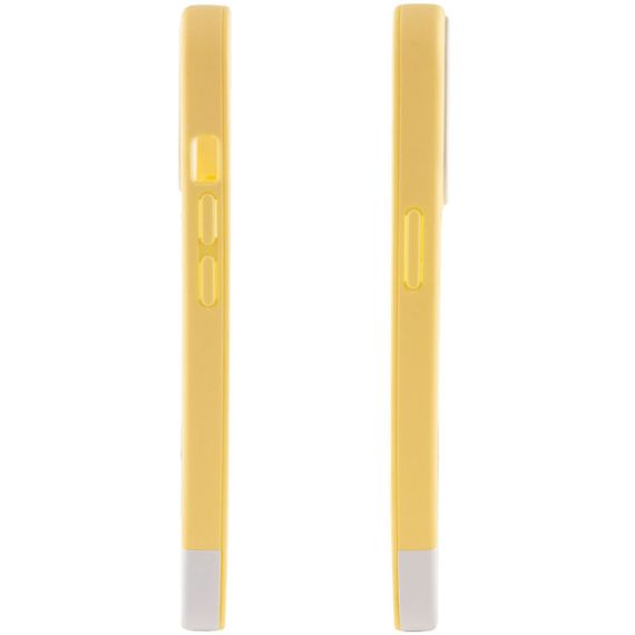 Чохол TPU+PC Bichromatic для Apple iPhone 11 Pro Max (6.5") Creamy-yellow / White | Зображення 3