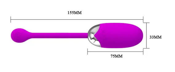 Перезаряжаемое виброяйцо PRETTY LOVE «BROOK» 12 режимов вибрации Sex Aura | Зображення 4