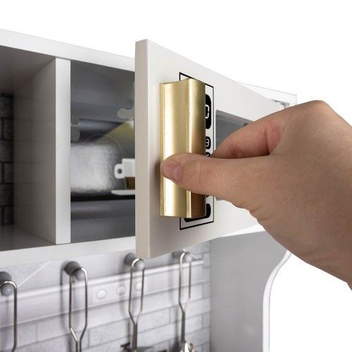 Дитяча дерев’яна кухня Kruzzel 22117 з посудом та LED-підсвічуванням, біла | Зображення 7