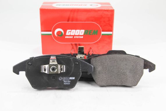Колодки передні гальмівні Citroen C4/Peugeot 207/208/307/308/Jetta IV 07-, GOODREM (RM1497) | Зображення 1