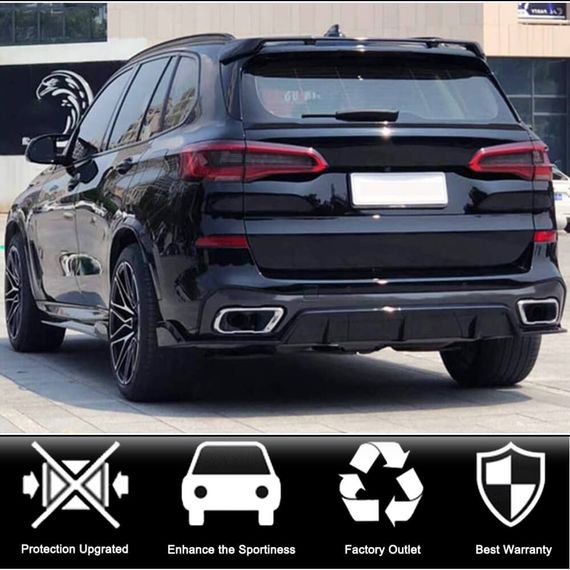 Спойлер заднего стекла V4 (Натуральный карбон) для BMW X5 G05 2019- гг | Зображення 2