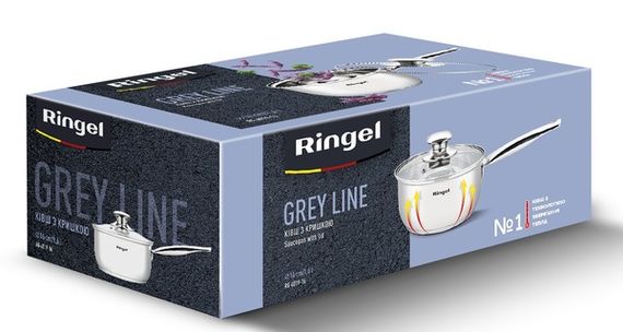 Ківш Ringel Grey line (1.6л) 16 см | Зображення 5