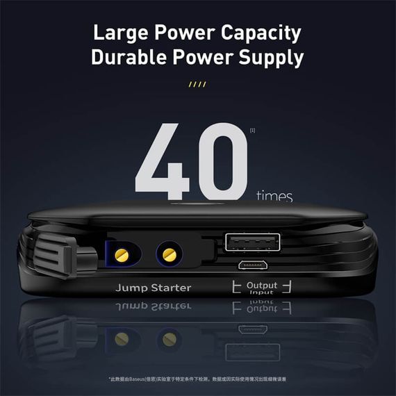 Пусковий пристрій для авто BASEUS Super Energy Car Jump Starter (CRJS01-02) | Зображення 4