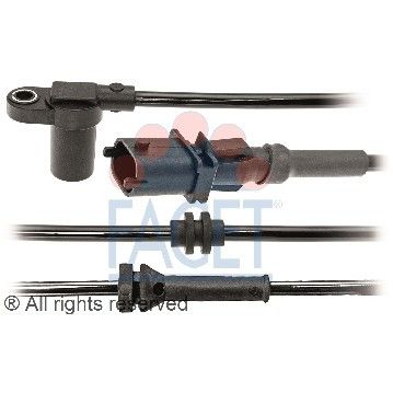 Датчик ABS передний Opel Combo 01-, Facet, 21.2048,