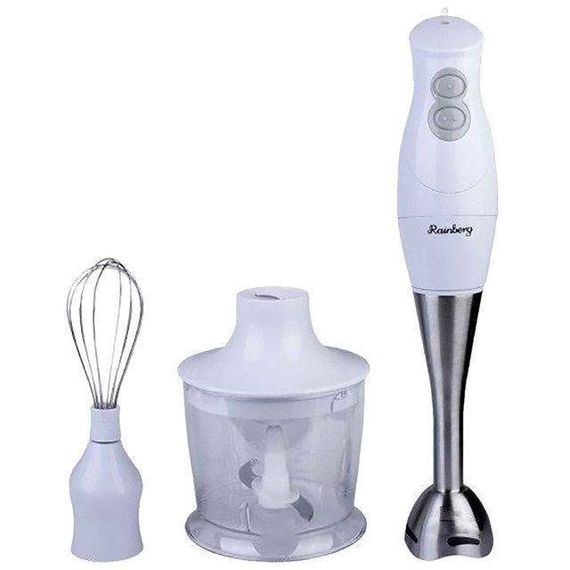 Блендер Rainberg RB - 6202 350W 3в1 погружной блендер измельчитель | Зображення 4