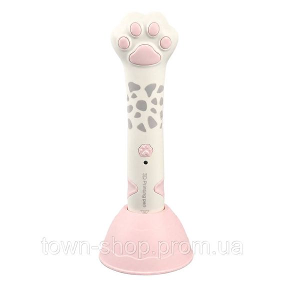 Набор для творчества 3D ручка "Лапка" XJ01-2(Pink) пластик 3 цветов