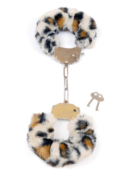 Наручники Fetish Boss Series Furry Cuffs Leopard  Леопардовые One Size | Зображення 3