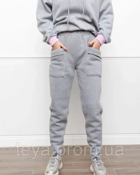 Спортивные штаны цвет светло-серый размеры XXL, XL, 3XL, M, L FI_002612