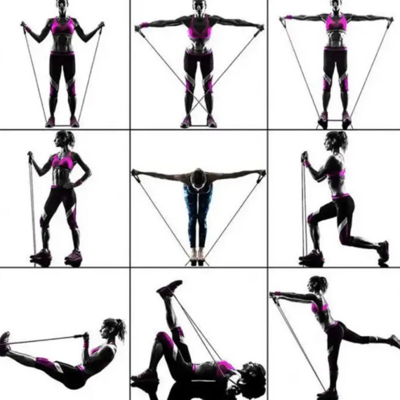 Набір фітнес гумок Power Resistance Bands, Гумки-еспандери   знижка | Зображення 7