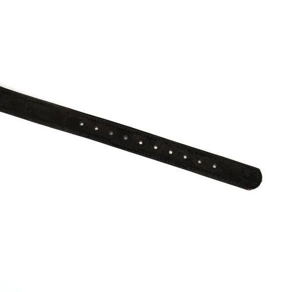 Повітропроникний кляп Liebe Seele Boudoir Amor Ball Gag Black, силіконова кулька, діаметр 4,3 см Sex Aura | Зображення 4