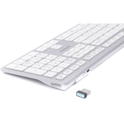 Клавиатура A4Tech FBX50C USB/Bluetooth White (FBX50C White) (FBX50C White) | Зображення 2