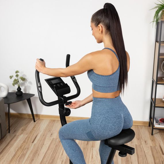 Велотренажер Gymtek XB1400 магнітний синій | Зображення 4